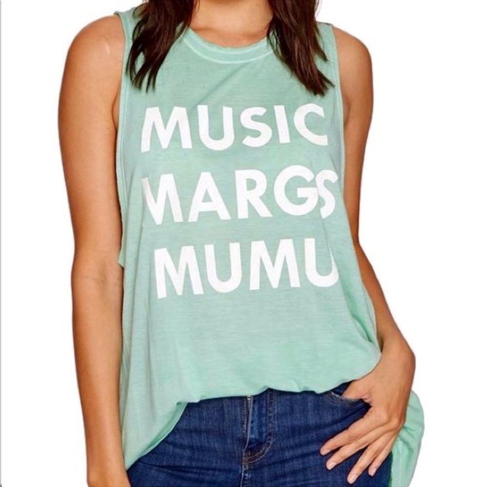 Music Margs Mumu tank by Show me your MuMu. Size S